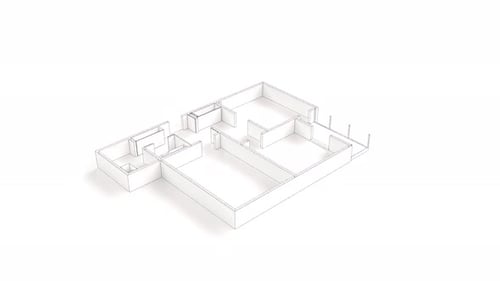 White Room Drawing Animation for Architects Training