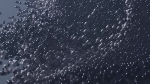 Misterioso flujo de partículas abstracto | Fondo de movimiento en bucle sin fisuras