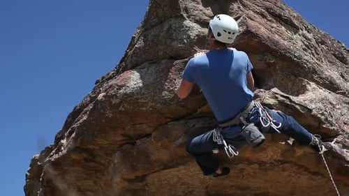 Climber Reaches Peak Activity