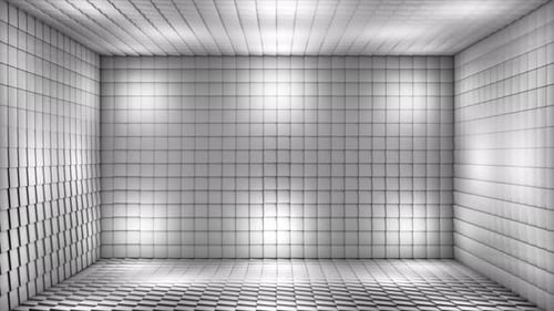 Transmite cubos luminosos parpadeantes de alta tecnología Room Stage 01