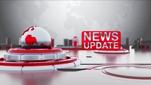 News Update Background Loop 4k
