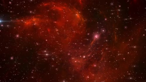 Red Galaxy Space Motion Background 1