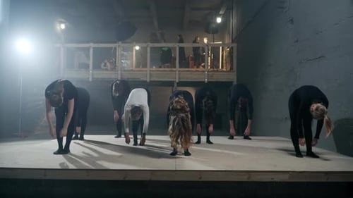 Group Stretching in Urban Studio