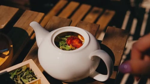 Tea Making: Herbal Tea Preparation