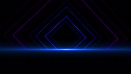 Geometrischer Luxus-Hintergrund auf der Podium-Bühne, glänzender, runder Rahmen, mehrere Ringe, Reflect Glow Award