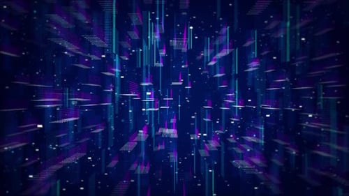 Matriz Particle Grid Realidad virtual Inteligencia artificial IA Computación en la nube Minería de datos Neural