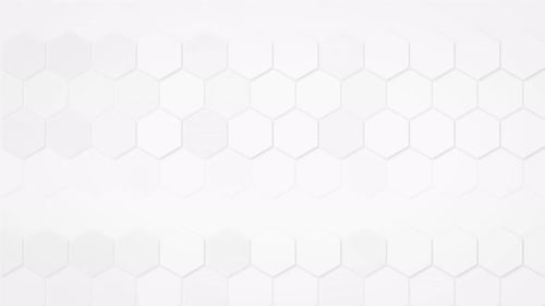 Fondo limpio abstracto hexagonal en bucle