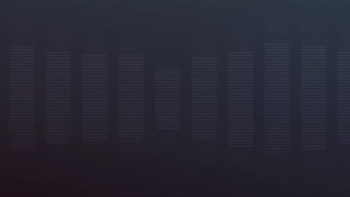 Animated Digital Audio Equalizer Background Loop