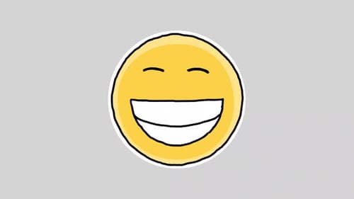 Animação de emoji de sorriso