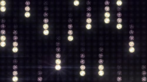 Die Wirkung des Meteorschauers auf die Lichtwand