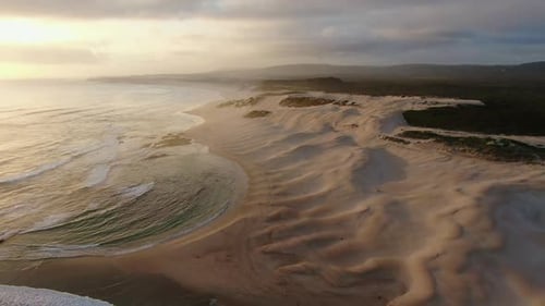 Aerial View of Sardinia Bay Beach, Eastern Cape