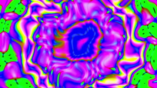 Fond coloré Warp Distort Chaos Bubble