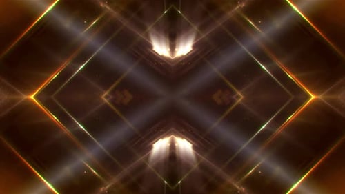 Abstract Light Tunnel with Dynamic Glowing Rays Background