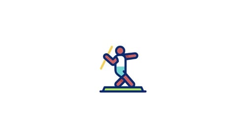 Javelinthrow Animated Icon