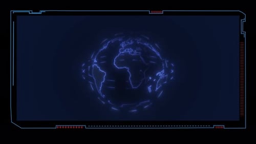 Erdhologramm HUD