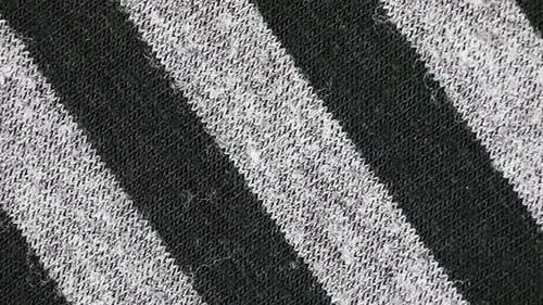 Black and Grey Striped Fabric Close Up