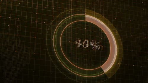 Beweglicher Kreis, braune Farbe, wartet auf Ladeanimation