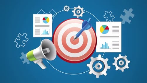 Corporate Marketing Strategy and Business Goals Animation