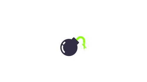Bomb Risk Hazard Symbol