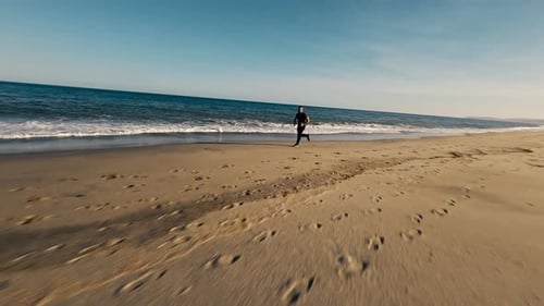 Endurance Run Near The Beach