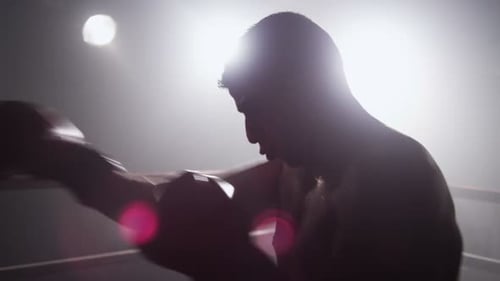 Boxer im Ring der 30er