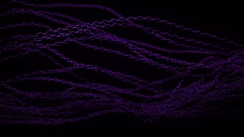 Abstract background with tangled chains