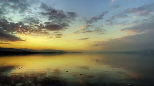 The Sea Water In Sunset Light 3