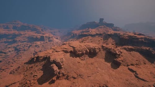 AweInspiring Majesty Gazing Down Upon the Majestic Red Stone Canyon