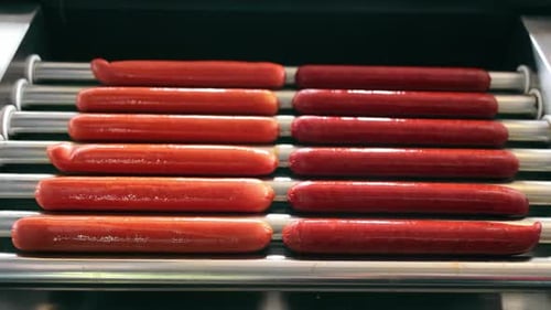 Grilled Sausages for Cooking Hot Dogs