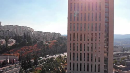 Hi tech Park in Jerusalem Mount Hotzvim Aerial