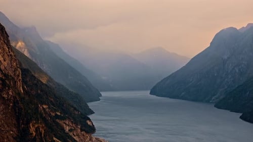 Breathtaking And Aerial View Of Norway And Mountain Beauty