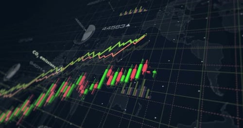Global warming charts and graphs diagram