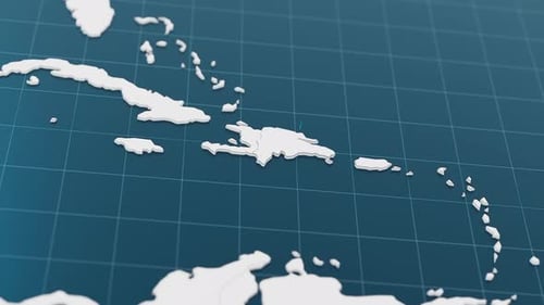 Animated Map Pinpoint Location Highlight