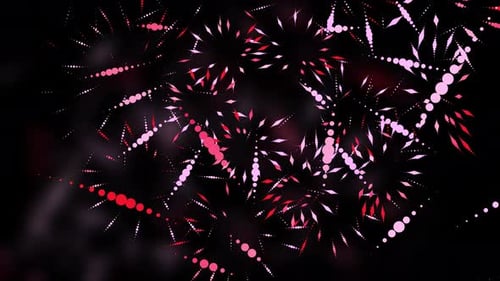 Glowing Particle Trails Background 4K