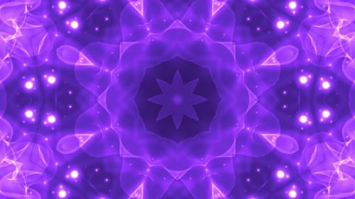 Radiant Kaleidoscope Loop Background