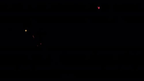 Falling Maple Leaves on Transparent Alpha 4K