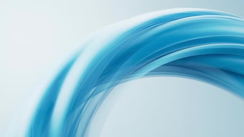 Flowing twisted blue cloth background