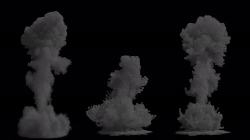 3 Nuclear Explosions On Alpha