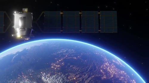 Space Earth Satellitenhintergrund HD