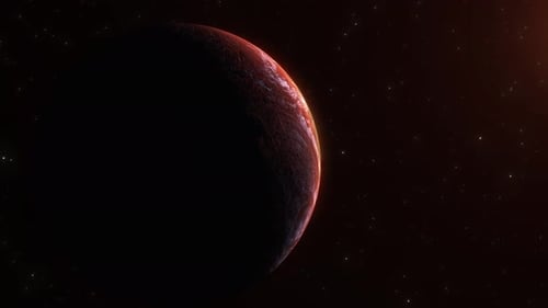 Surreal Planet View In Space 4K