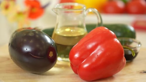 Different Fresh Vegetables and Greens As Ingredients
