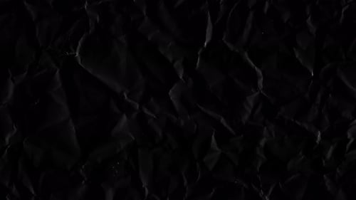 Crumpled Paper Folding and Unfolding Abstract Transition