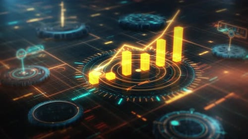 Digitale Finanzanalysen zeigen Geschäftswachstum und Datentechnologie