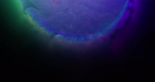 Sand Paint Dye Swirl Circle Shimmering Explosion