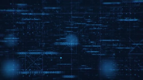 Data Trasnfer - 4K Text Animation