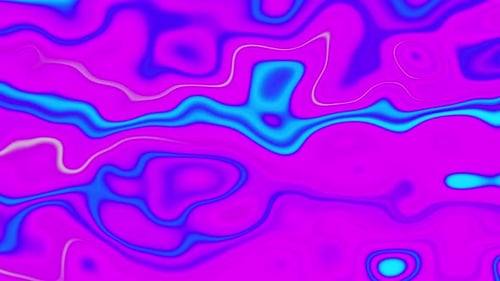 Vibrant Liquid Flowing Abstract Background Loop