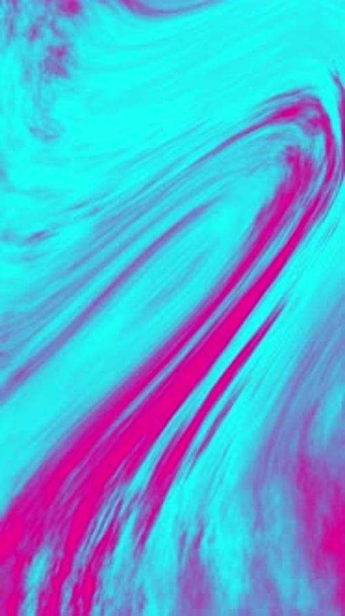 Fondo vertical animado con remolinos abstractos en tonos cian y magenta