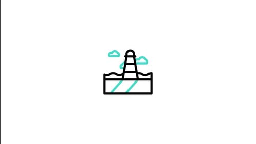 Lighthouse Animated Icon