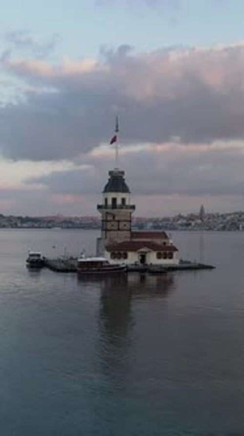 Maiden's Tower Istanbul, Luftbild