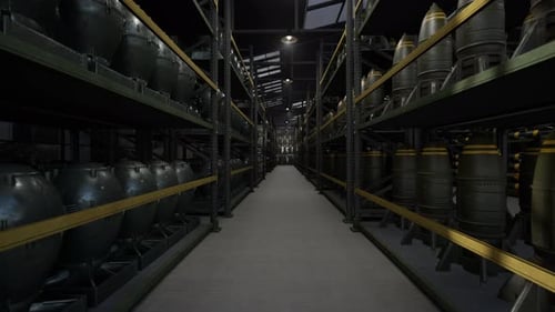 Military Bomb and Ammunition Storage Warehouse